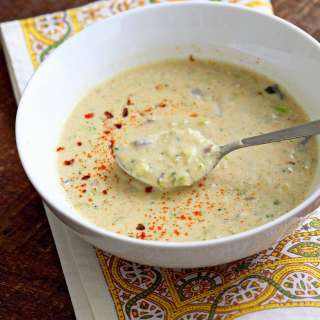 Spiced Creamy Vegan Broccoli Soup