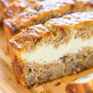 Cream Cheese-Filled Banana Bread