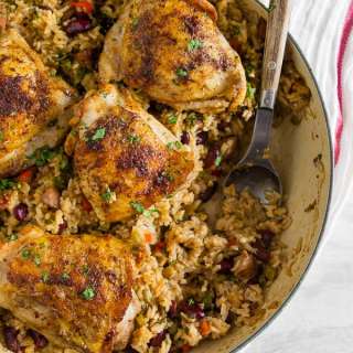 One Pot Cajun Chicken and Rice