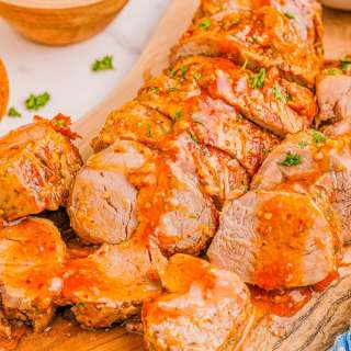 Slow Cooker Apricot Pork Tenderloin