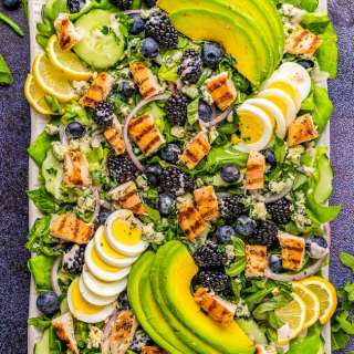 Grilled Chicken Berry Salad