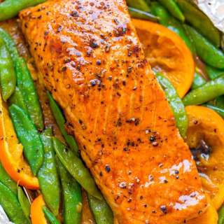 Foil Pack Orange Molasses Salmon