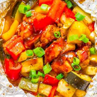 Foil Pack Barbecue Chicken