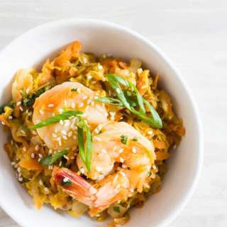 Spicy Shrimp Egg Roll Skillet