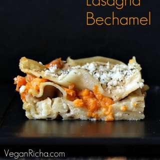 Vegan Lasagna Bechamel with Sweet Potatoes & Cauliflower