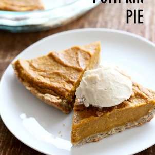 Vegan Pumpkin Pie
