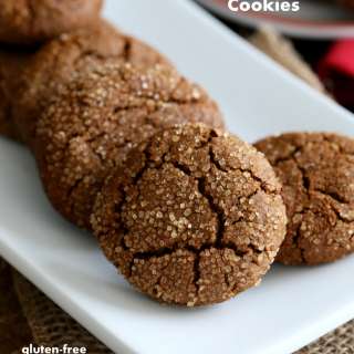 Vegan Gluten free Ginger Molasses cookies