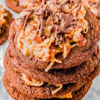 German Chocolate Cookies