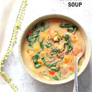 Chickpea Potato Soup in Instant Pot