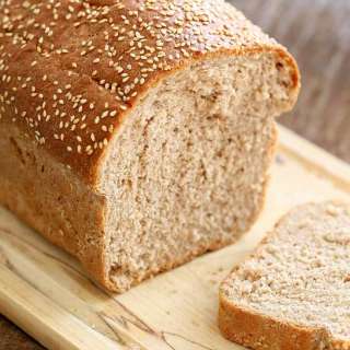 100% Whole Wheat Bread Recipe