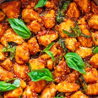 Sticky Basil Chicken