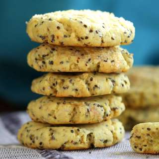 Vegan Lemon Cookies with Chia Seeds