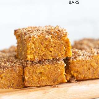 Vegan Gluten-free Pumpkin Bars Grainfree