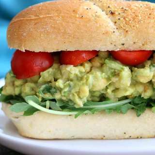 Spicy Avocado Chickpea Salad Sandwich
