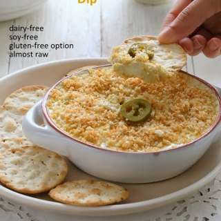 Vegan Jalapeno Popper Dip & Havarti Dip - Glutenfree Recipe Raw option