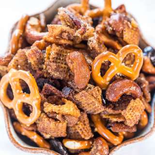 Maple Pumpkin Spice Crock-Pot Chex Mix