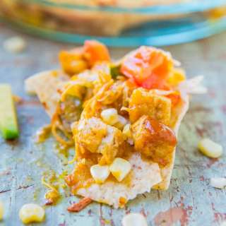 Loaded BBQ Chicken Nachos