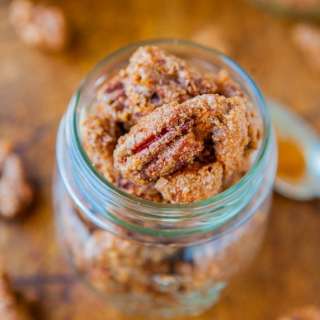 Sweet with Heat Cinnamon Sugar Candied Nuts