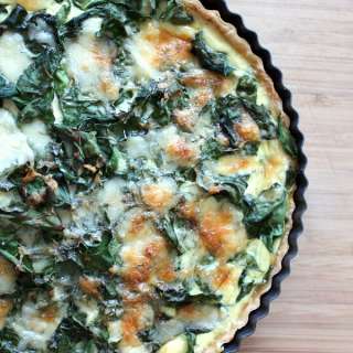 Swiss Chard Leek Quiche