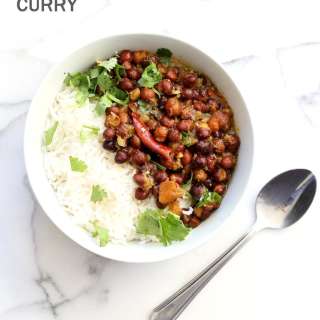 Brown Chickpea Coconut Curry - Kadala Curry