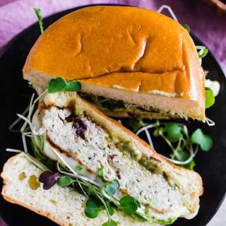 Cranberry Pesto Chicken Burgers