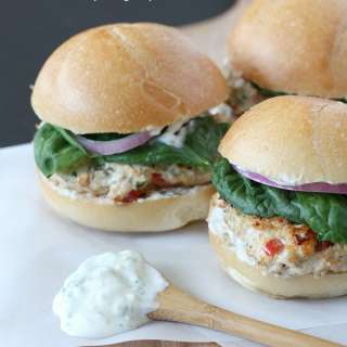 Greek Chicken Burgers