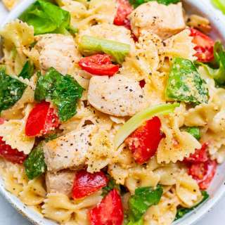 Chicken Caesar Pasta Salad