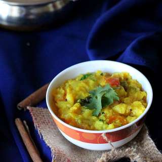 Yellow lentil Dal Stew/soup with Carrots and Zucchini/Brussels sprouts (Mung Daal)