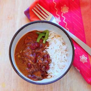 Quick Rajma (Red Kidney Bean Curry) Vegan Gluten Free