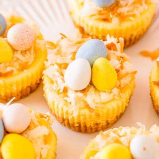Mini Easter Cheesecakes