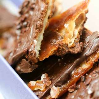 Caramelized Matzoh Crunch with Chocolate