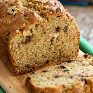 One Bowl Vegan Banana Apple Bread