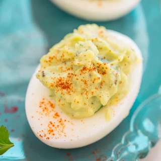 Avocado Deviled Eggs