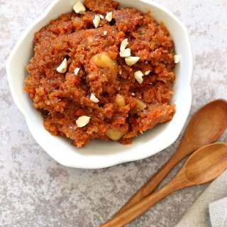 Instant Pot Gajar Halwa - Indian Carrot Halwa Vegan Dairyfree Recipe