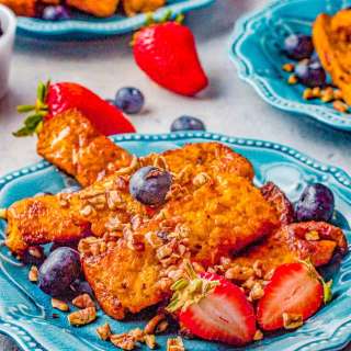 Air Fryer Cinnamon French Toast Sticks