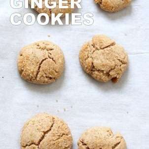 Ginger Tahini Cookies 1 Bowl