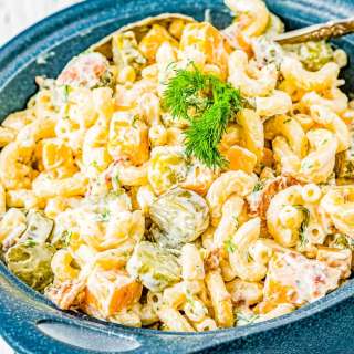Dill Pickle Pasta Salad