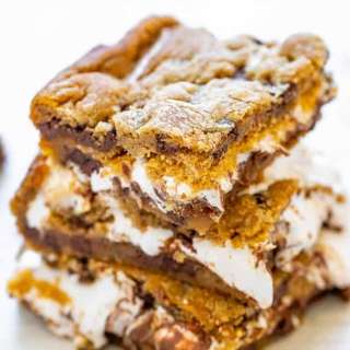 Chocolate Chip Cookie Smores Bars