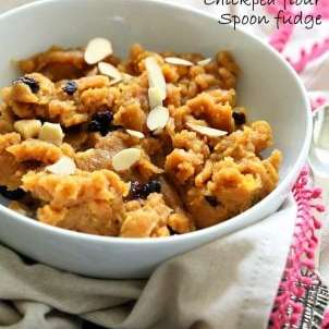 Besan Halwa - Chickpea flour fudge