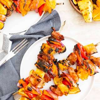 Grilled Sweet and Sour Turkey Kebabs