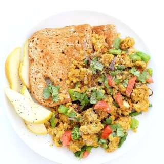 Chickpea Flour Scramble Breakfast Recipe