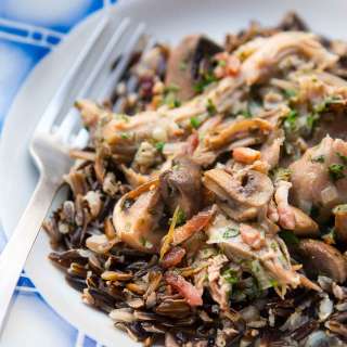 Turkey in White Wine Sauce