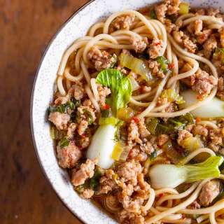 Spicy Pork Noodle Bowl