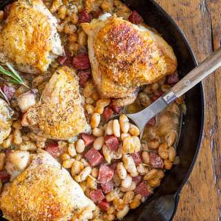 Chicken Cannellini Bean Skillet
