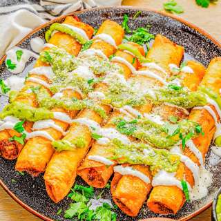 Creamy Chicken Taquitos Recipe