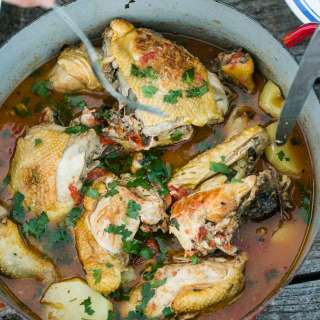 Provencal Chicken with Pastis