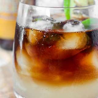 Dark and Stormy Cocktail