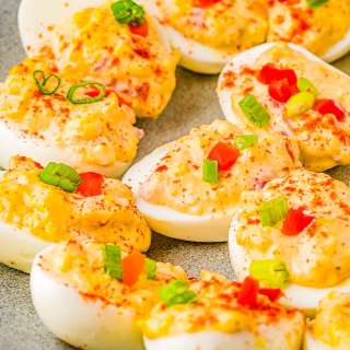 Pimento Cheese Deviled Eggs