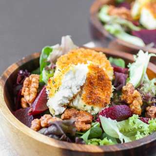 Fried Goat Cheese Salad