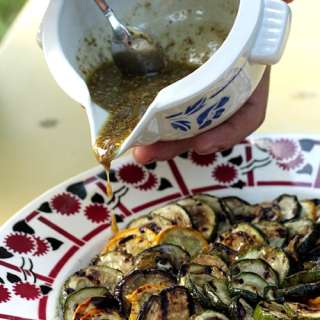 Grilled Vegetables with Za’atar Vinaigrette